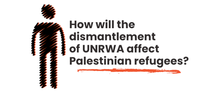 How dismantlement of UNRWA affect Palestinian refugees?