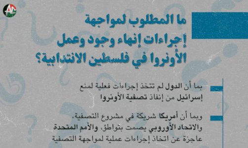 ما المطلوب لمواجهة إجراءات تفكيك الأونروا؟