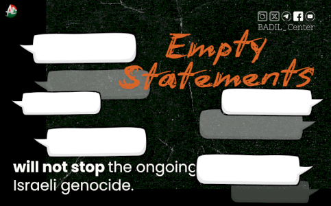 Empty Statements will not stop the Ongoing Israeli Genocide