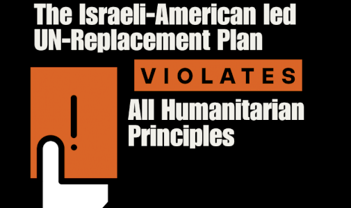 The Israeli-American led UN-Replacement Plan