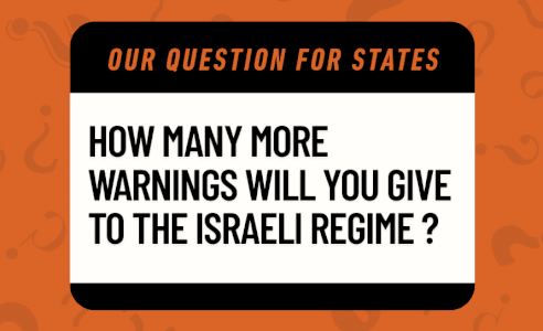 How Many More Warnings Will You Give the Israeli Regime?