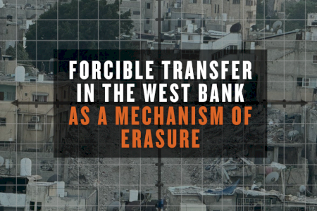 Forcible Transfer in the West Bank – A Mechanism of Erasure