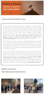 End of year 2025 Newsletter