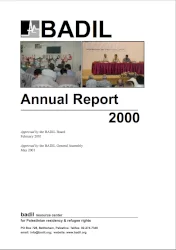 BADIL's Anuual Report 2000